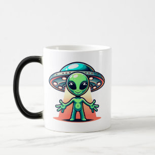 Geef me een straal Vreemdeling en ufo Magische Mok