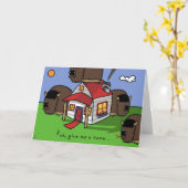 Geef me een thuis... kaart (Gele Bloem)