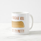 Geef me een worstje en zeg me dat ik  ben koffiemok (Voorkant rechts)