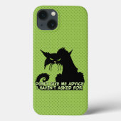 Geef me geen advies Angry Cat Gezegde Case-Mate iPhone Case (Achterkant)