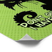 Geef me geen advies Angry Cat Gezegde Poster (Hoek)