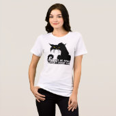 Geef me geen advies Boze kat citaat Tri-Blend Shirt (Voorkant volledig)