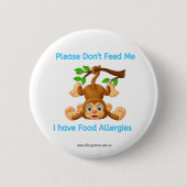 Geef me geen badge. ronde button 5,7 cm (Voorkant)