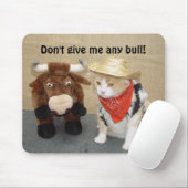Geef me geen bull! muismat (Met muis)