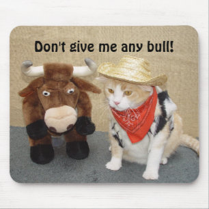 Geef me geen bull! muismat