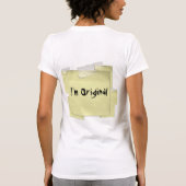 Geef me geen label. t-shirt (Achterkant)