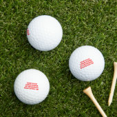 Geef me geen sigaret, wat ik zeg golfballen (Insitu Gras)