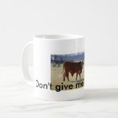 Geef me geen stier! mok (Voorkant links)