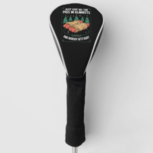 Geef me gewoon biggetjes in dekens Hilarische kers Golfheadcover