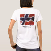 Geef me gewoon de Lutefisk T-shirt (Achterkant)