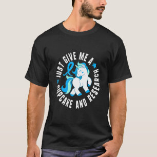 Geef me gewoon een cupcake en onderzoek Diabetes T T-shirt