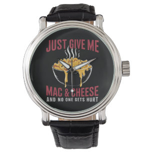 Geef me gewoon mac & kaas en niemand wordt gekwets horloge