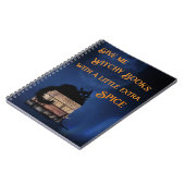 Geef me hekserige boeken met een beetje extra krui notitieboek (Linkerzijde)