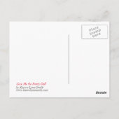 Geef me het  Briefkaart Doll (Achterkant)