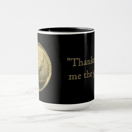 Geef me het goud mok (Midden)
