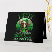 Geef me het onkruid en bevrij mijn olifant-roken kaart (Gele Bloem)