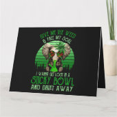 Geef me het onkruid en bevrij mijn olifant-roken kaart (Achterkant)