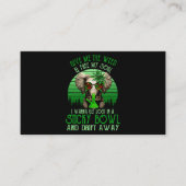 Geef me het onkruid en bevrij mijn olifant-roken visitekaartje (Voorkant)