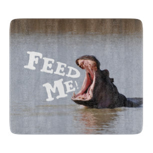 Geef me het voer! Hippo Snijplank