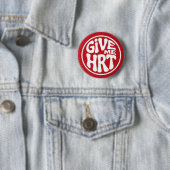 Geef me HRT Retro Protest Ronde Button 5,7 Cm (In situ)