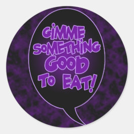 Geef me iets goeds om stickers te eten