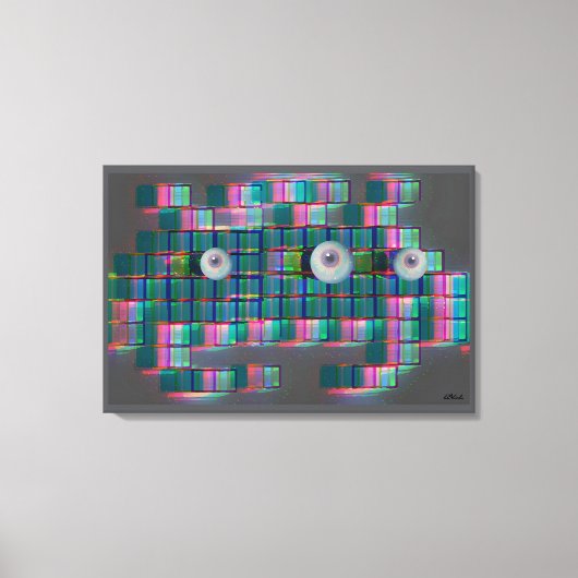 Geef me iets om voor te sterven canvas afdruk (Voorkant)
