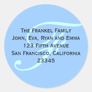 Geef me je adres (label)! ronde sticker