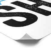 Geef me je beste Shabbat Funyn Hanukkah-eten Poster (Hoek)