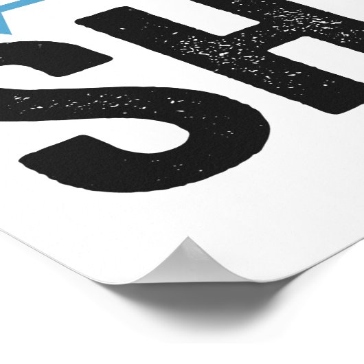 Geef me je beste Shabbat Funyn Hanukkah-eten Poster (Hoek)