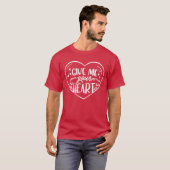 Geef me je hart t-shirt (Voorkant volledig)