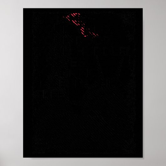 Geef me je ineengedoken Mes Vrijheidsbeeld Poster (Voorkant)