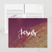 Geef me Jezus Briefkaart (Voorkant / Achterkant)