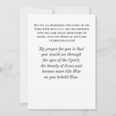 Geef me Jezus Christelijke aanbidding Flat Kaart (Achterkant)