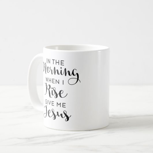 Geef me Jezus Koffiemok (Voorkant links)