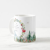 Geef me Jezus | Mountain Wildflower Monogram Koffiemok (Voorkant links)