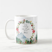 Geef me Jezus | Mountain Wildflower Monogram Koffiemok (Links)