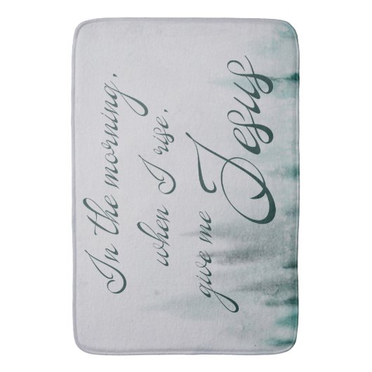 Geef me Jezus Pine Boom Badmat (Voorkant Verticaal)