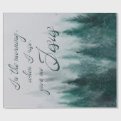 Geef me Jezus Pine Boom Cadeaupapier (Vlak)