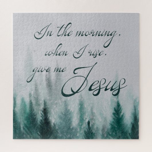 Geef me Jezus Pine Boom Legpuzzel (Verticaal)