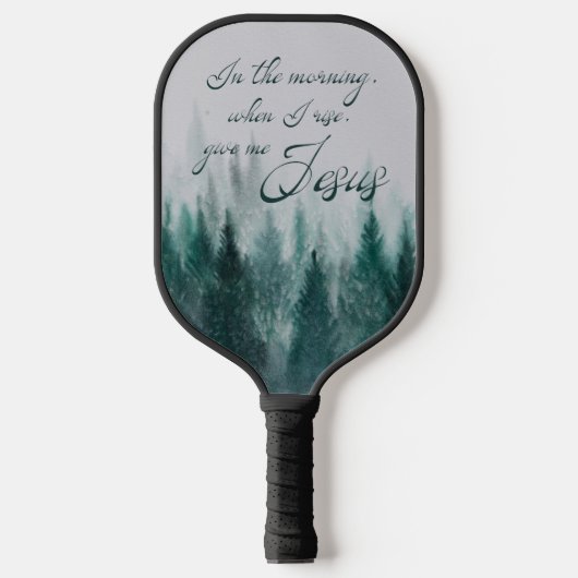 Geef me Jezus Pine Boom Pickleball Paddle (Voorkant)