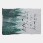 Geef me Jezus Pine Boom Theedoek (Horizontaal)