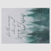 Geef me Jezus Pine Boom Tissuepapier (Voorkant)