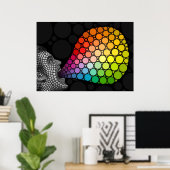 Geef me kleuren poster (Thuiskantoor)