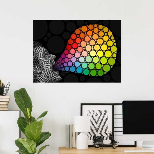 Geef me kleuren poster (Thuiskantoor)