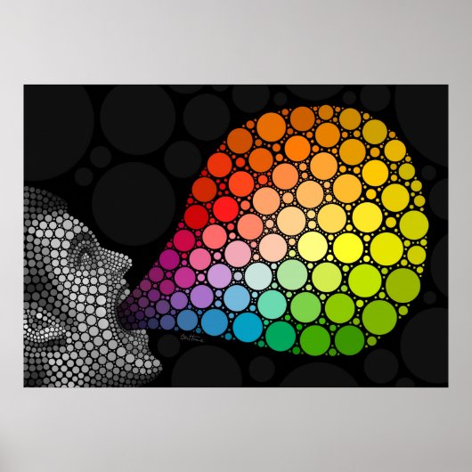 Geef me kleuren poster (Voorkant)