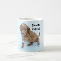 Geef me koffie! Goldendoodle Mok