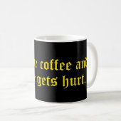 Geef me koffie koffiemok (Voorkant rechts)