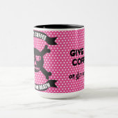 Geef me koffie of geef me de dood mok (Midden)
