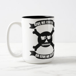 Geef me koffie of geef me de dood mok