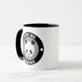 Geef me koffie Panda Mok (Voorkant links)